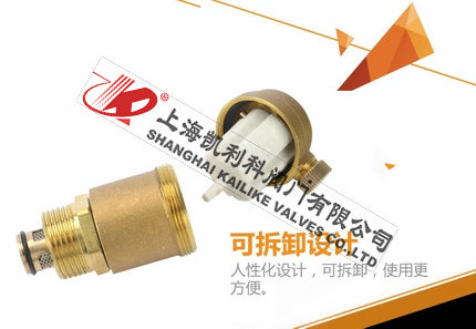 AVAX自動排氣閥可拆卸設計